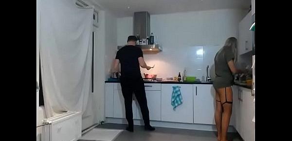  My Stepbrother and Me Cooking Dinner *** SiswetLive.com